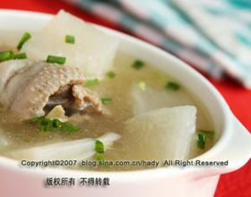萝卜水鸭煲[图]