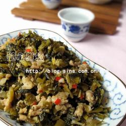 雪菜炒肉末的做法[图]