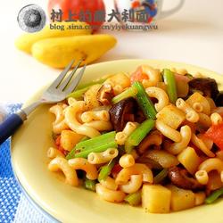 蔬菜炒意面的做法[图]