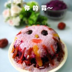 紫薯八宝饭的做法[图]