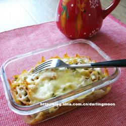 焗烤蘑菇意面的做法[图]