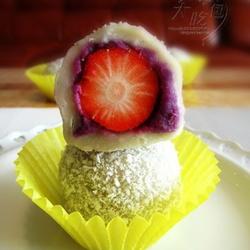 紫薯草莓大福的做法[图]