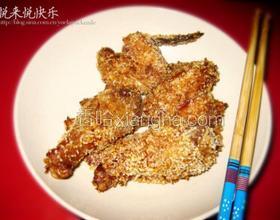 面包糠烤翅