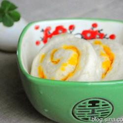 鲜奶燕麦咸蛋卷的做法[图]