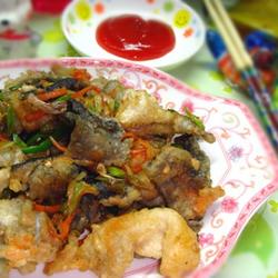 椒盐三文鱼皮的做法[图]