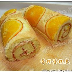 香橙蛋糕卷的做法[图]