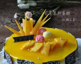 芒果慕斯蛋糕[图]