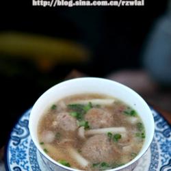 鲜菇丸子汤的做法[图]