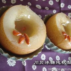 川贝冰糖炖雪梨的做法[图]