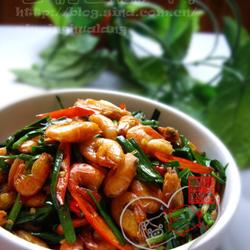 韭菜炒河虾的做法[图]