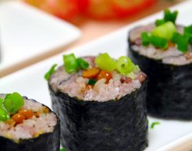 紫菜纳豆寿司卷[图]