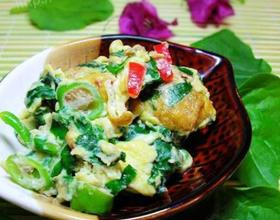 木耳菜炒鸡蛋[图]