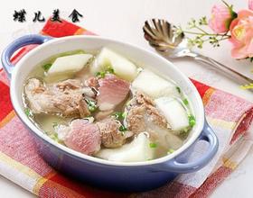 老黄瓜咸肉排骨汤[图]