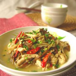 金针溜鸡丝的做法[图]