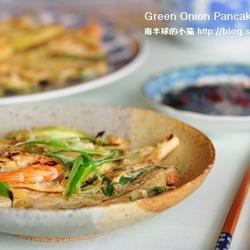 韩式葱香鲜虾早餐煎饼的做法[图]