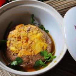 蛋黄肉的做法[图]