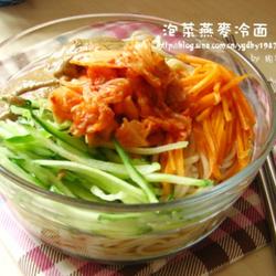 泡菜燕麦冷面的做法[图]