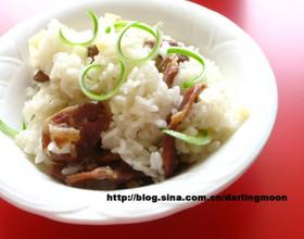 腊肠土豆焖饭[图]