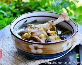 绿豆海带煲鸭汤
