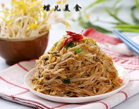 酸辣炝拌绿豆芽