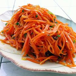 清炒胡萝卜丝的做法[图]