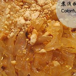 花生碎粒拌凉皮的做法[图]