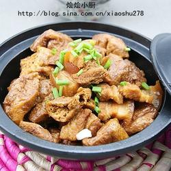 豆腐炸五花肉煲的做法[图]
