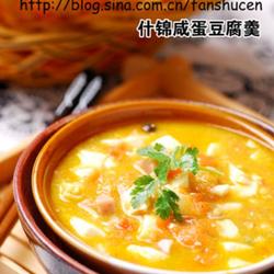 什锦咸蛋豆腐羹的做法[图]