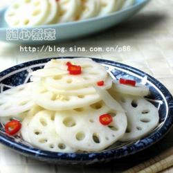 酸甜藕片的做法[图]