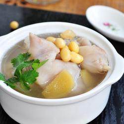 黄豆猪蹄汤的做法[图]