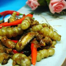 呛辣珍珠宝塔玉环菜的做法[图]