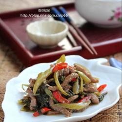 酸菜嫩滑牛肉的做法[图]