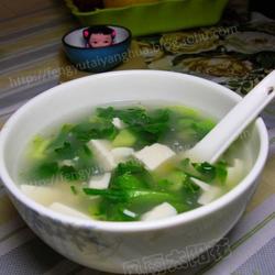 青菜豆腐汤的做法[图]