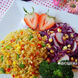 金包银炒饭的做法[图]