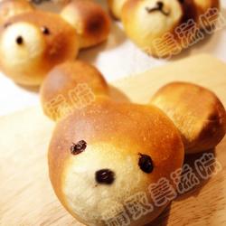 小熊豆沙面包的做法[图]