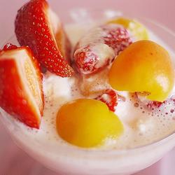 香蕉草莓酸奶饮的做法[图]