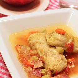 鲜汤圆白菜肉卷的做法[图]