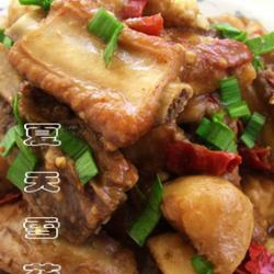 芋头黏上排骨的做法[图]