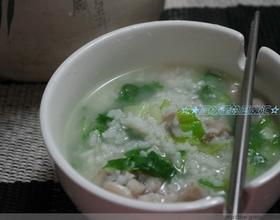 牛蛙青菜粥[图]