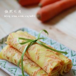 胡萝卜鸡蛋饼的做法[图]