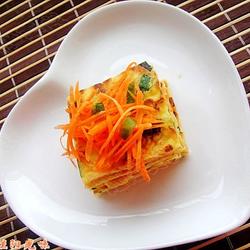胡萝卜鸡蛋饼的做法[图]