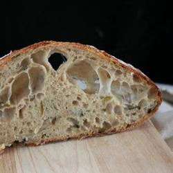 菠菜天然酵种面包的做法[图]