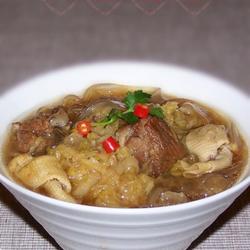 酸菜炖腔骨的做法[图]