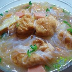 粉丝豆腐果汤的做法[图]