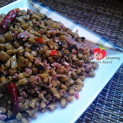 酸豆角芽菜肉末的做法[图]