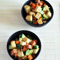 五彩豆腐的做法[图]