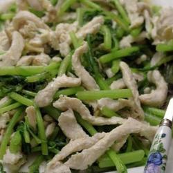 鸡丝蒿子秆的做法[图]