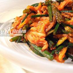 泡菜炒什锦的做法[图]