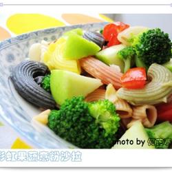 彩虹果蔬意粉沙拉的做法[图]