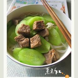 青瓜牛肉面的做法[图]